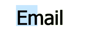 email and contact info